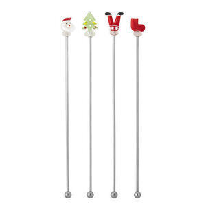 Bloomingville - Misa Cocktailrörare, Röd, Glas