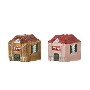 Bloomingville - Homey Salt- och pepparkassett, flerfärgad, stengods