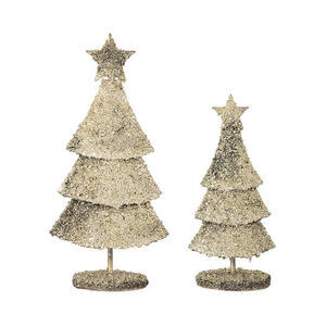 Bloomingville - Radha Dekorativt Träd, Guld, Metall