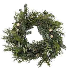 Bloomingville - Tallkrans, Grön, Konstgjorda Blommor