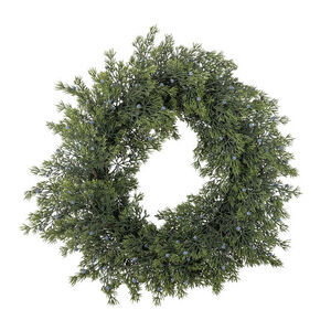 Bloomingville - Enbärskrans, Grön, Konstgjorda Blommor