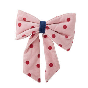 Bloomingville - Dekorativ rosett rubinröd, rosa, bomull