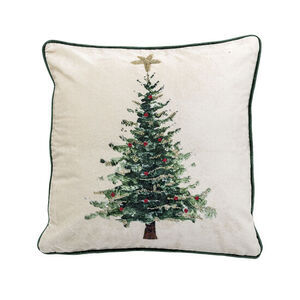 Bloomingville - Evelin Kudde, Vit, Bomull