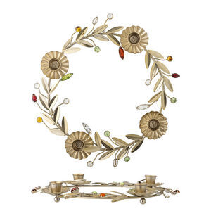 Bloomingville - Shankar Adventsljus, Guld, Metall