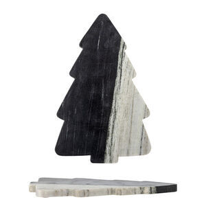 Bloomingville - Diya skärbräda, svart, marmor