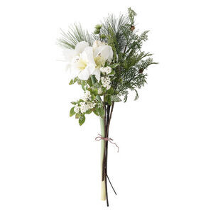 Bloomingville - Kristin Bukett, Vit, Konstgjorda Blommor