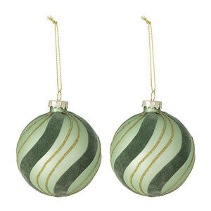 Bloomingville - Sunita ornament, grönt, glas