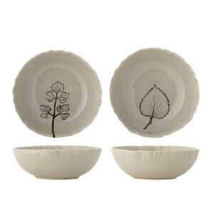 Creative Collection - Aubrin Skål, Natur, Stengods