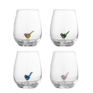 Bloomingville - Misa Dricksglas, Multipack, Flerfärgad, Glas