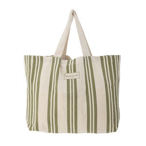 Bloomingville - Trina Shoppingkasse, Grön, Bomull OEKO-TEX®