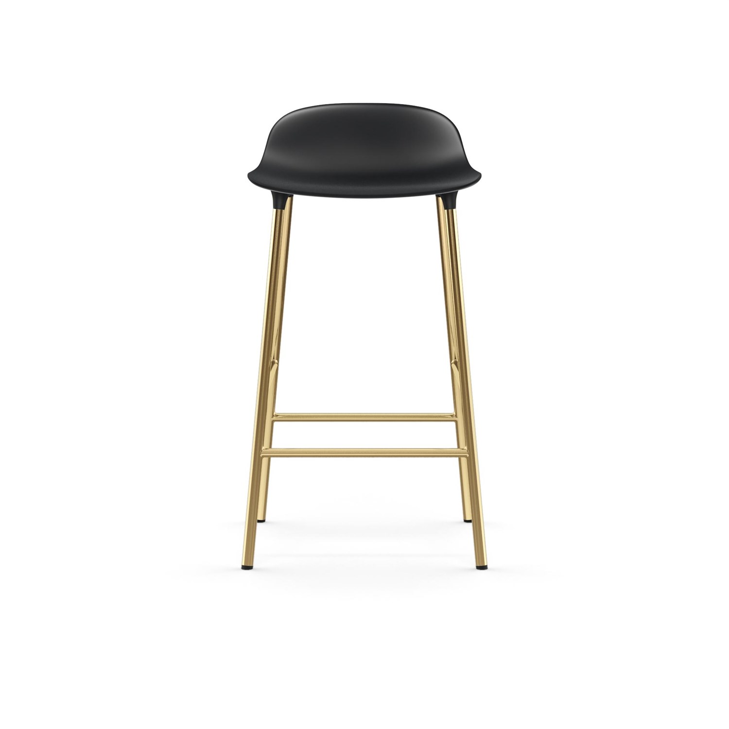 Normann Copenhagen Form barstol 65 cm svartmässing Normann Copenhagen Form barstol 65 cm svartmässing