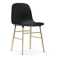 Normann Copenhagen - Form stol - svart/mässing