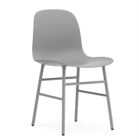 Normann Copenhagen - Form stol - grå/stål