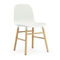 Normann Copenhagen - Form stol - vit/ek