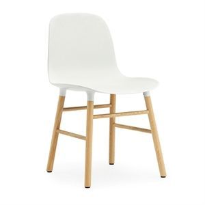 Normann Copenhagen - Form stol - vit/ek