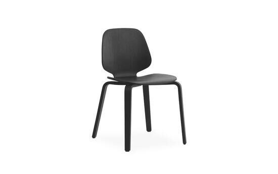 Normann Copenhagen - Form stol - svart/ek