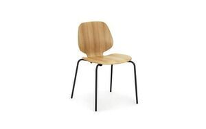 Normann Copenhagen - Form stol - svart/ek