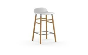 Normann Copenhagen - Form barstol 65 cm - vit/ek