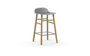 Normann Copenhagen - Form barstol 65 cm - grå/ek