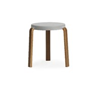 Normann Copenhagen - Tap pall - grå/valnöt 
