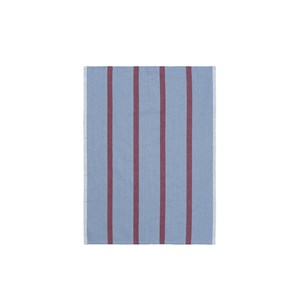 ferm LIVING - Grain Jacquard kökshandduk - vinröd